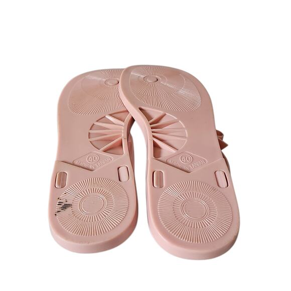 Ted Baker Jelly Flip Flops Thong Sandal Bow Womens 40 US 9.5 Pink Suzzip Shoe - Picture 8 of 15